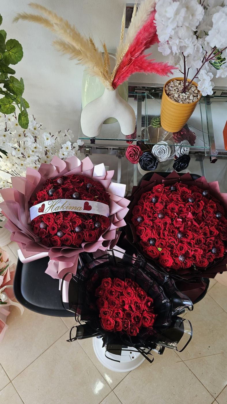 Roses avec Prénom