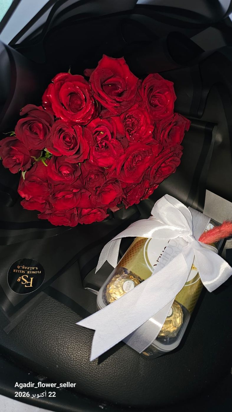 Roses Rouges et Ferrero Rocher